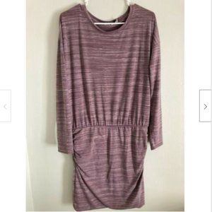 Athleta Women's Dress Size Small S Purple Stripe Blouson Jersey